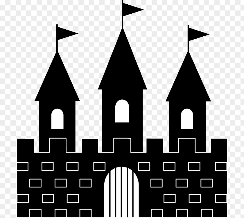 Silhouette Sleeping Beauty Castle Clip Art Openclipart Image PNG