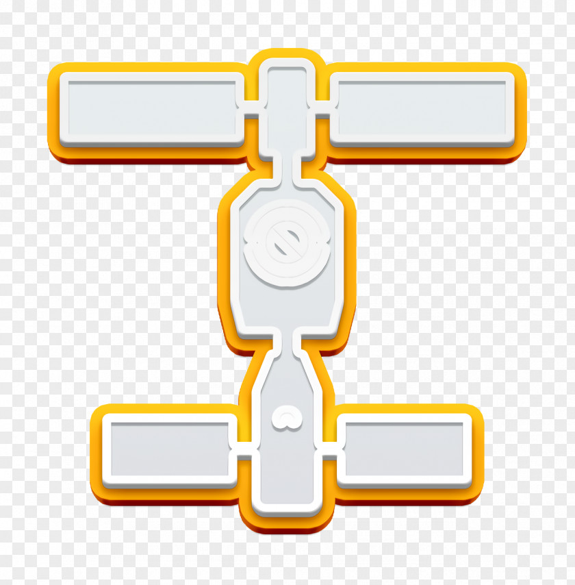Space Station Icon Elements PNG
