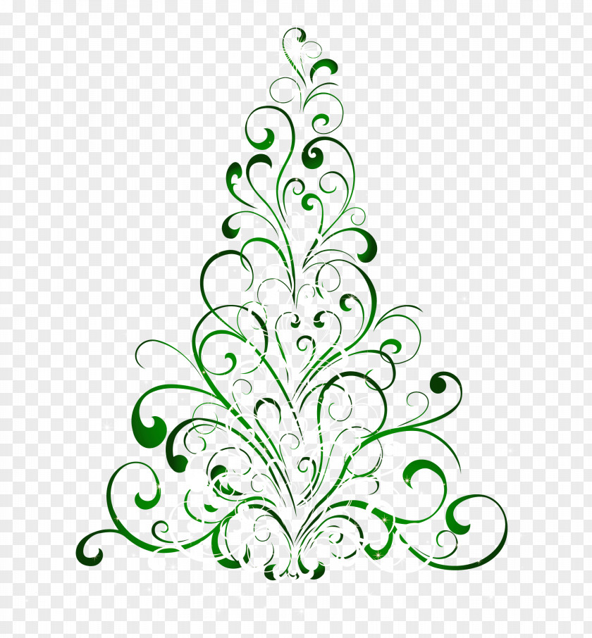 Transparent Green Christmas Tree Clipart Gift Clip Art PNG