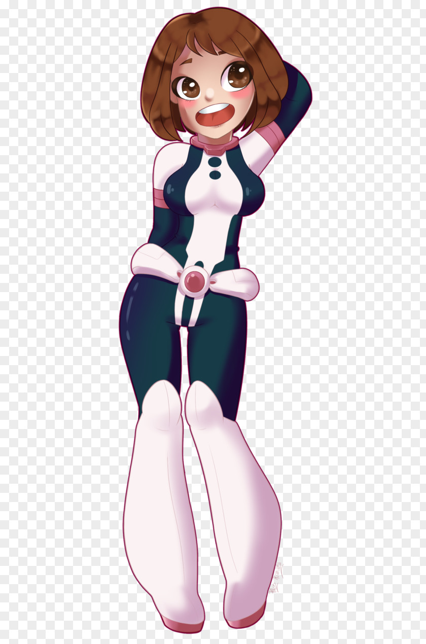 Uraraka Illustration Image Drawing Cartoon PNG