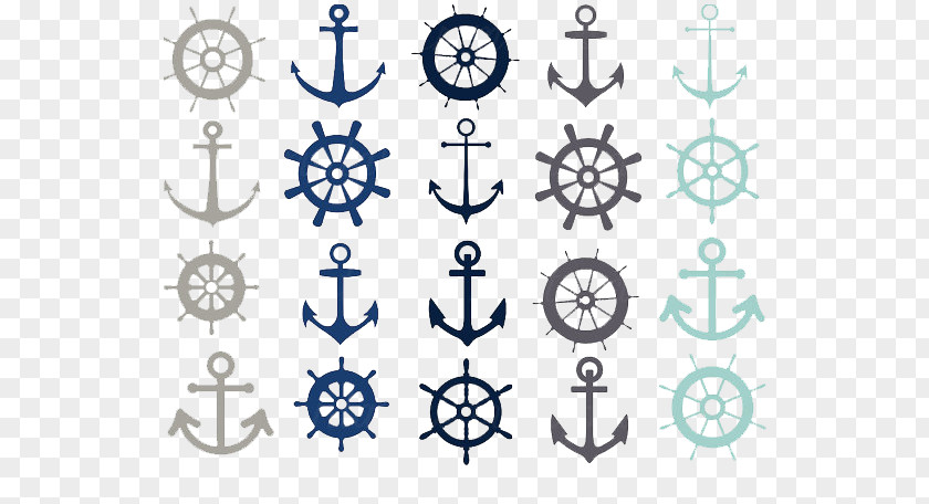 Anchor Seamanship Anclaje Ship's Wheel Clip Art PNG