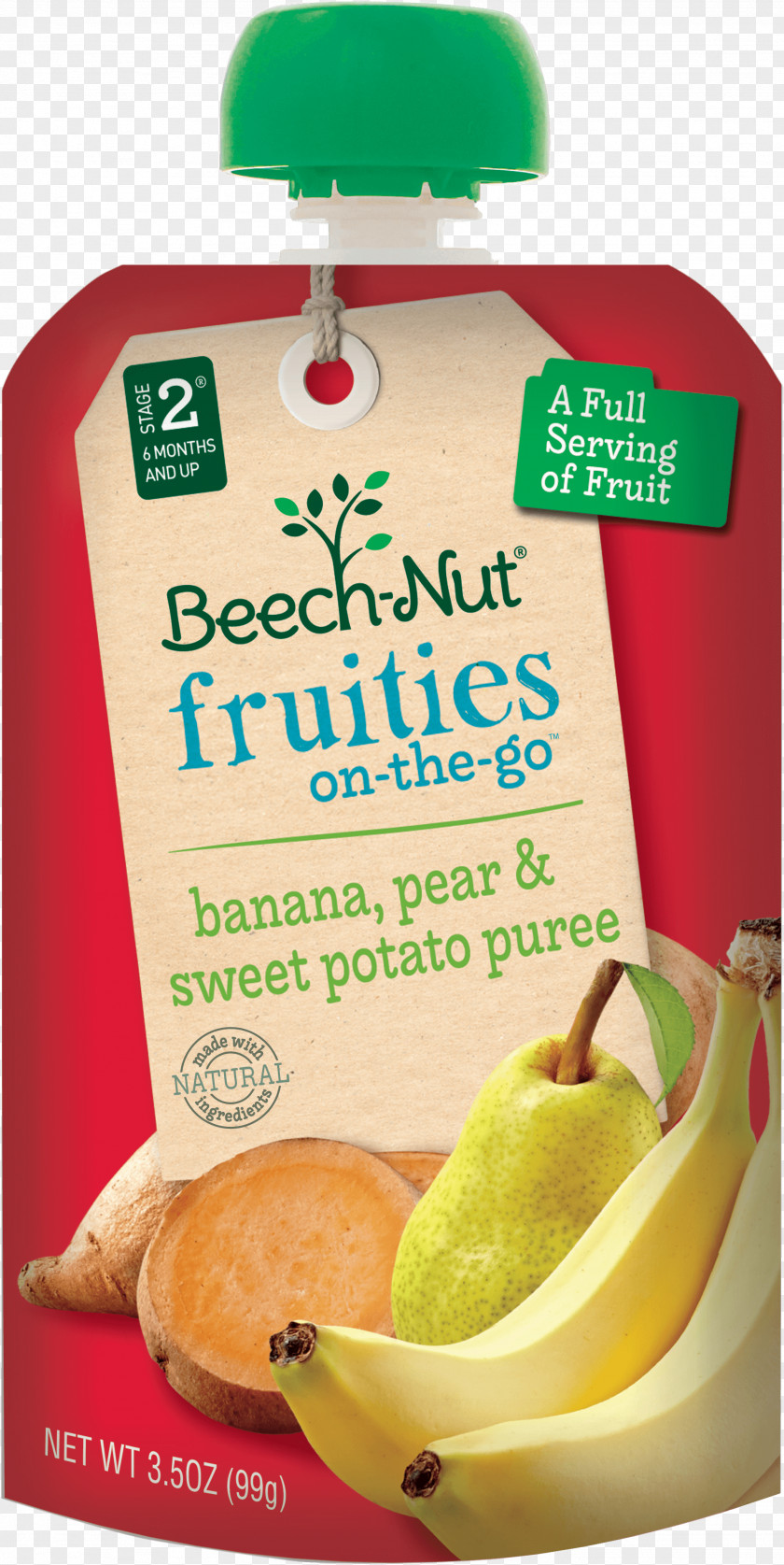 Beech Nut Sweet Potatoes Baby Food Crisp Purée Beech-Nut Fruities On-the-Go Banana On-The-Go Pear PNG