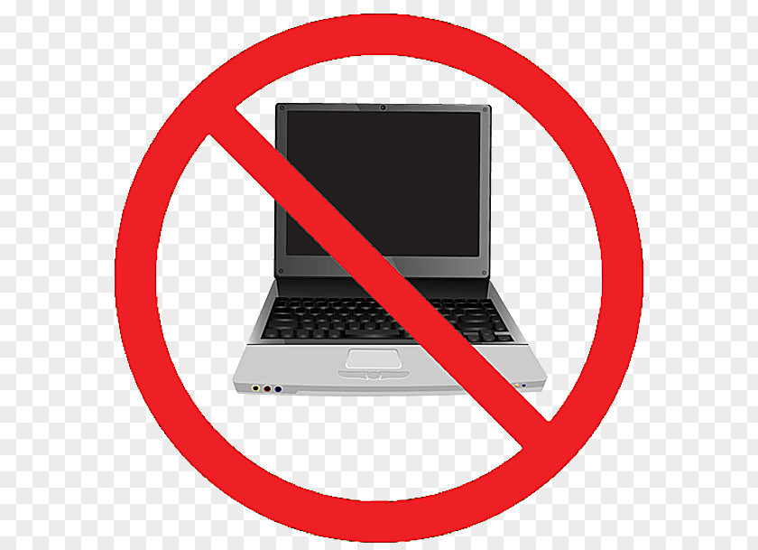 Laptop No Symbol Sign Clip Art PNG