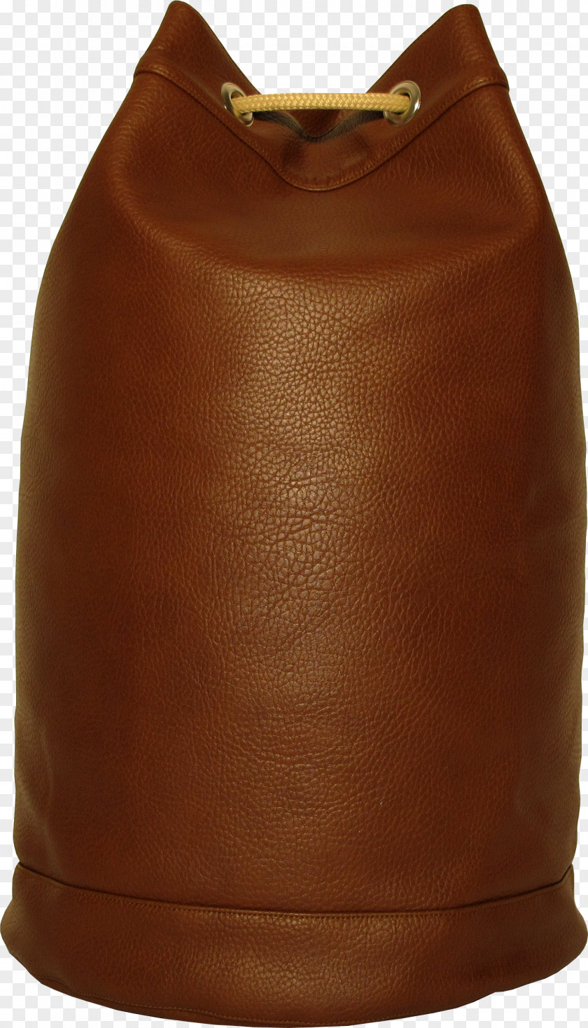 Retro Label Collection Bag Brown Leather PNG