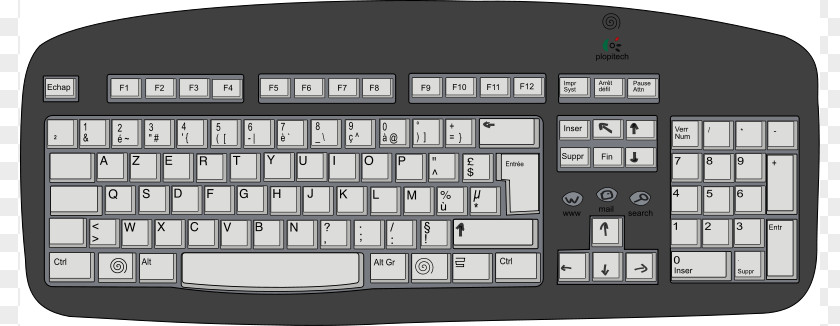 Space Computer Cliparts Keyboard Mouse Clip Art PNG