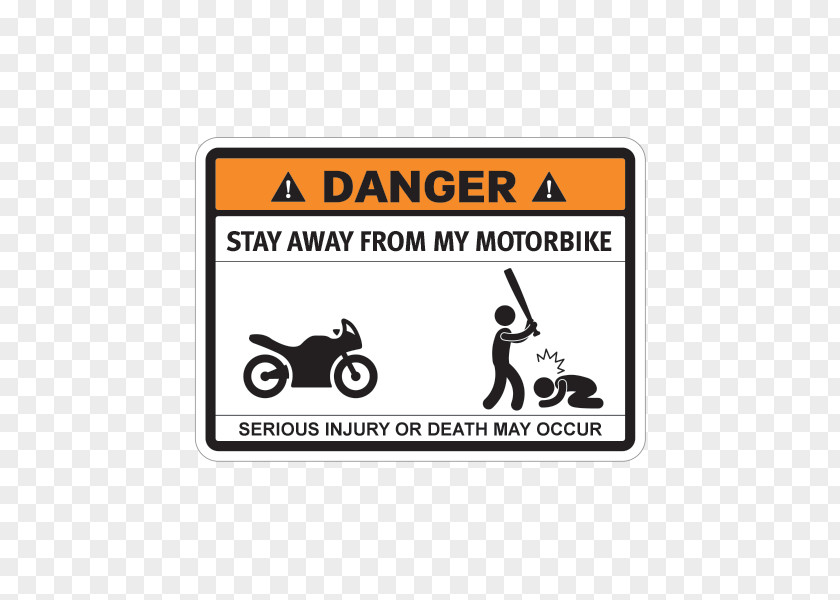 Stay Away Car Decal Bumper Sticker Polyvinyl Chloride PNG