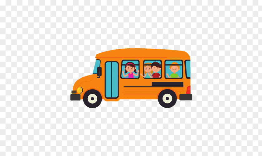 Bus School Taxi Transport PNG