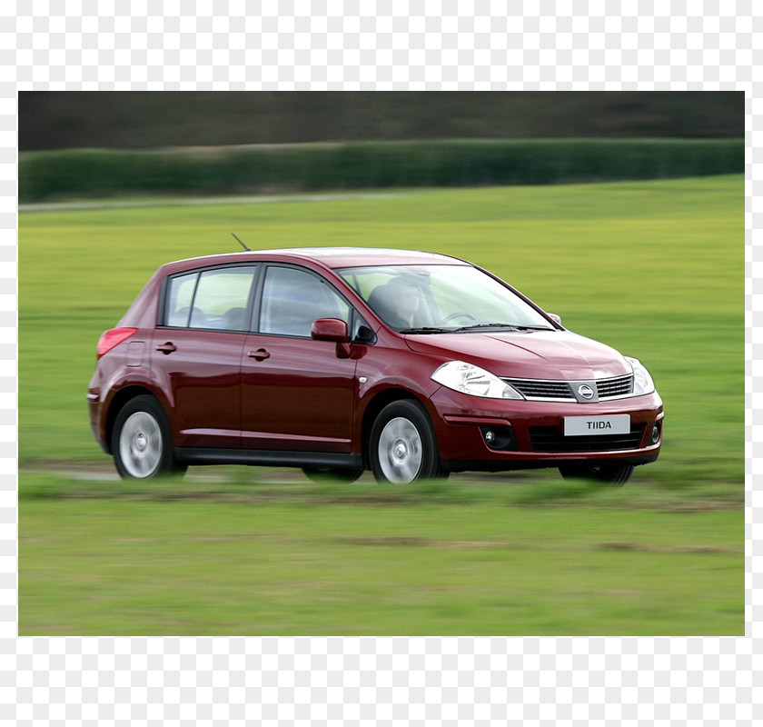 Car Nissan Tiida Subcompact PNG