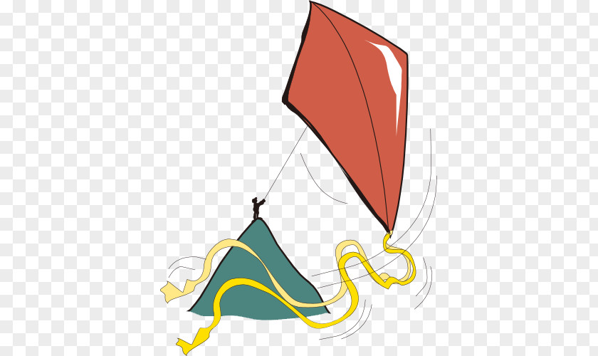 Hand-painted Kite-flying Kite Drawing Illustration PNG