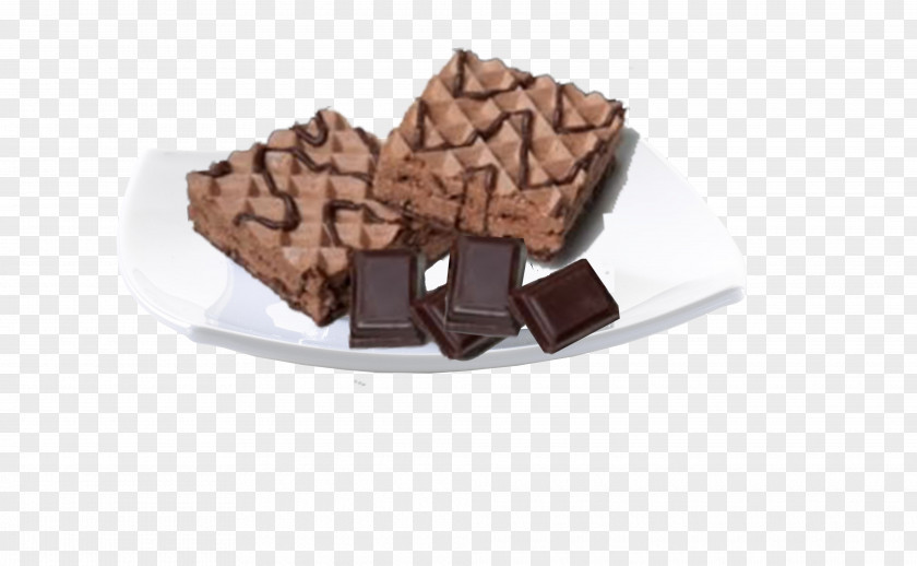Chocolate Fudge Brownie Praline Neapolitan Wafer PNG