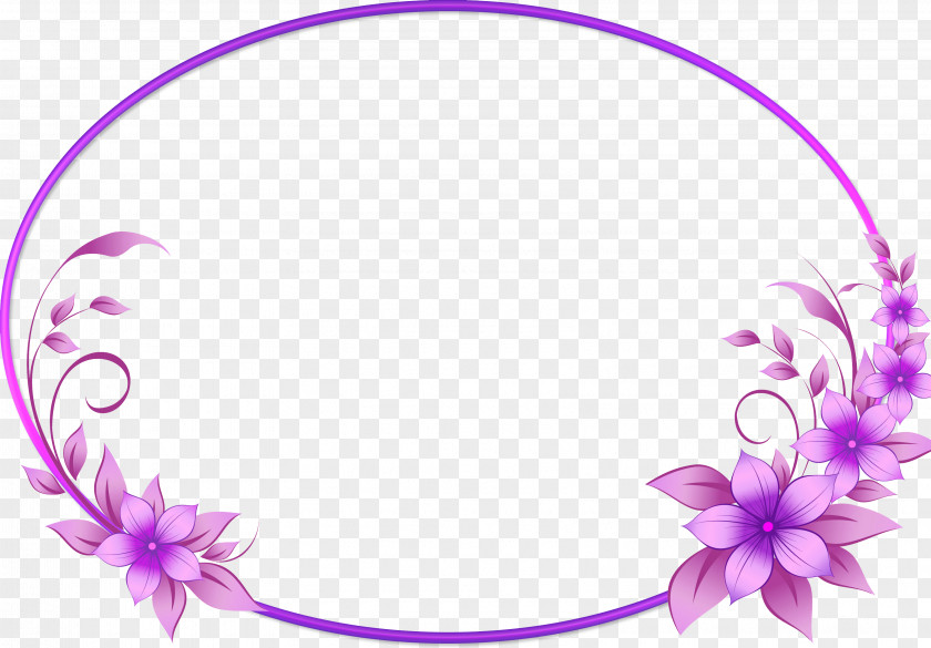 Floral Frame Picture Frames PNG