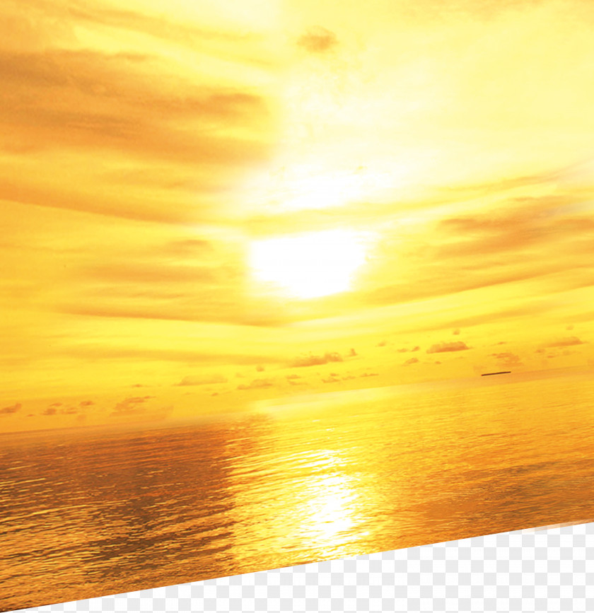 Golden Sky Sun Creative PNG sky sun creative clipart PNG