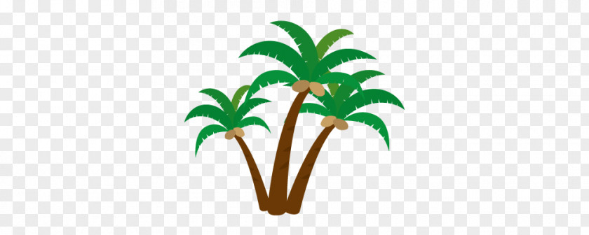 Palm Trees Illustration Adobe Illustrator Wall Decal PNG