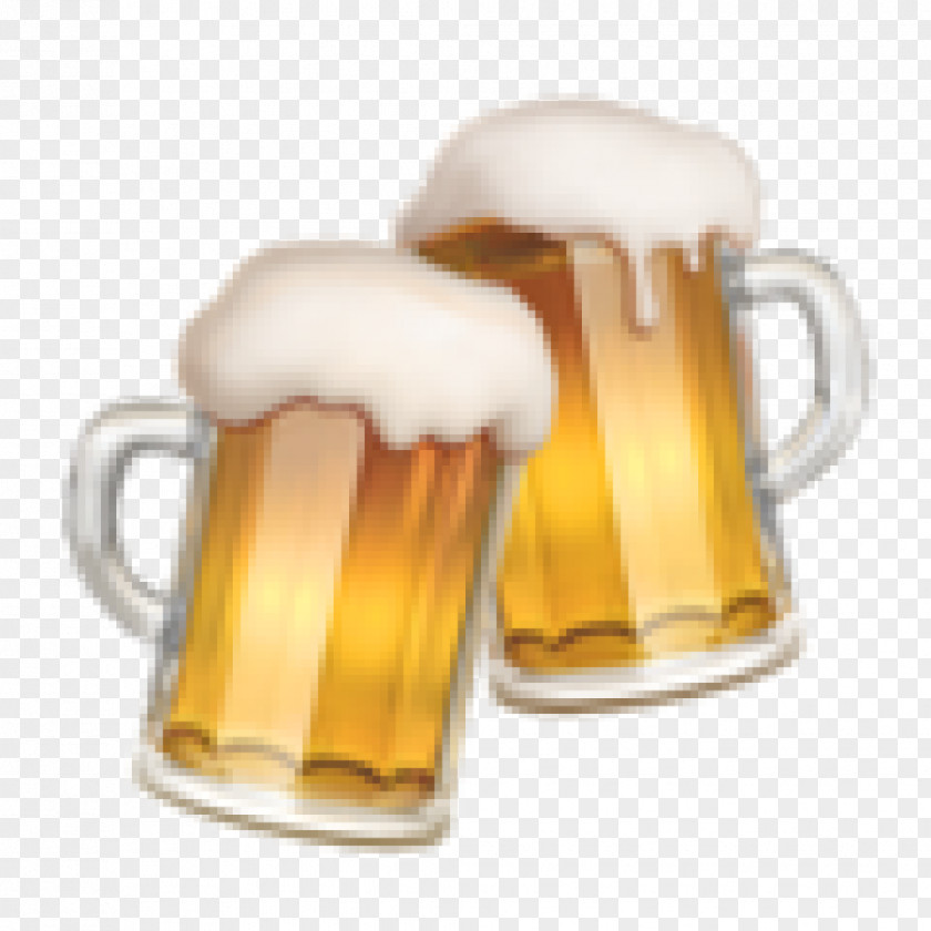 Beer Glasses Emoji Brewery Brewing Grains & Malts PNG