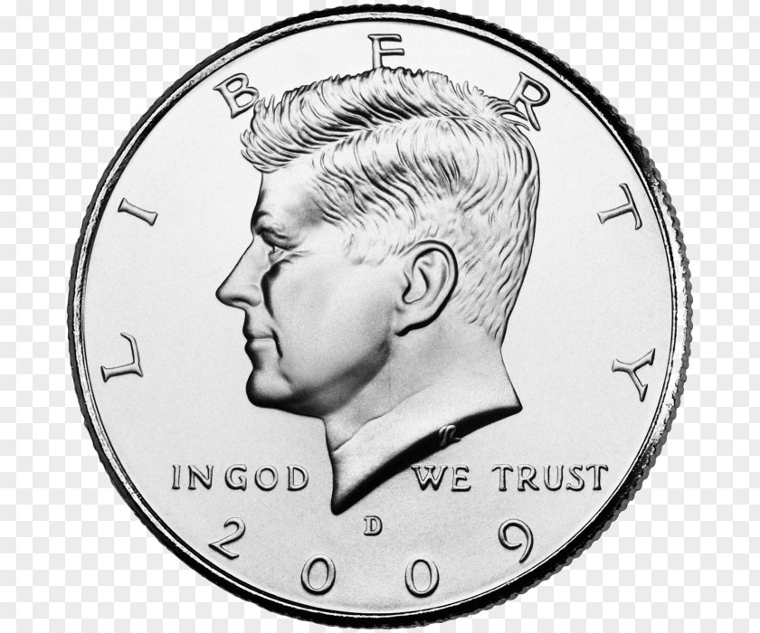 Kennedy Half Dollar Mint Proof Coinage PNG