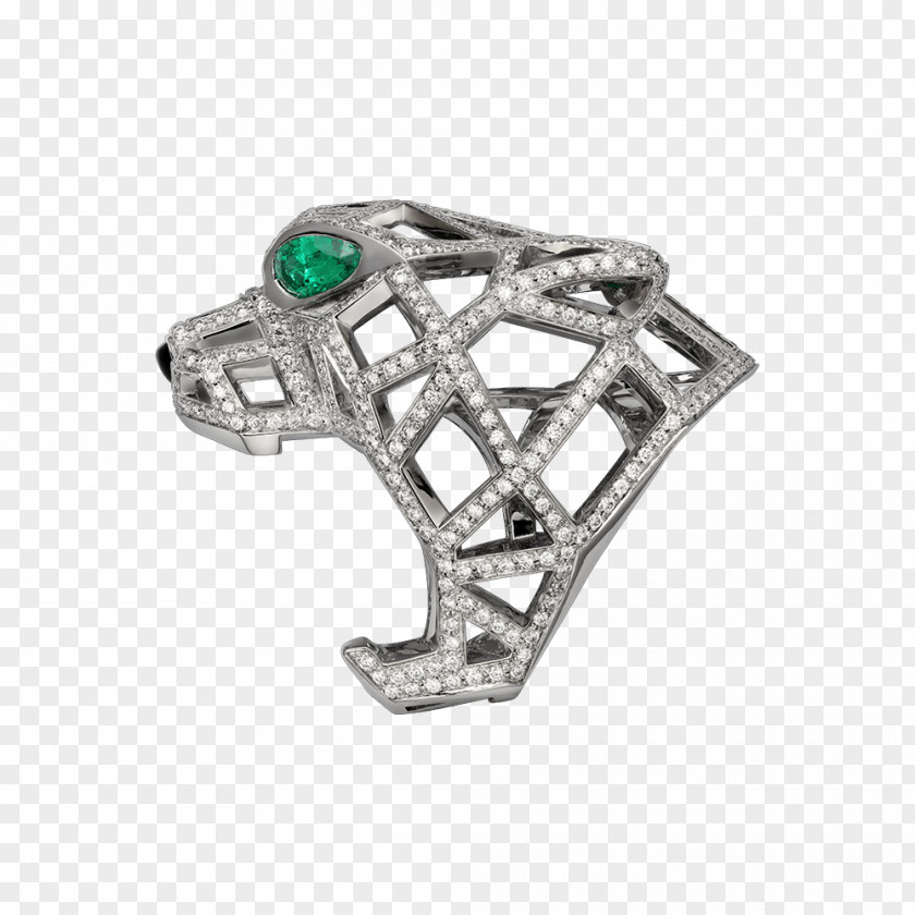 Ring Cartier Engagement Diamond Emerald PNG