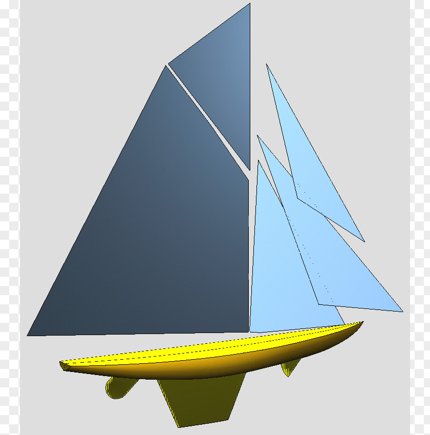 Sail 1893 America's Cup Yawl Scow Lugger PNG