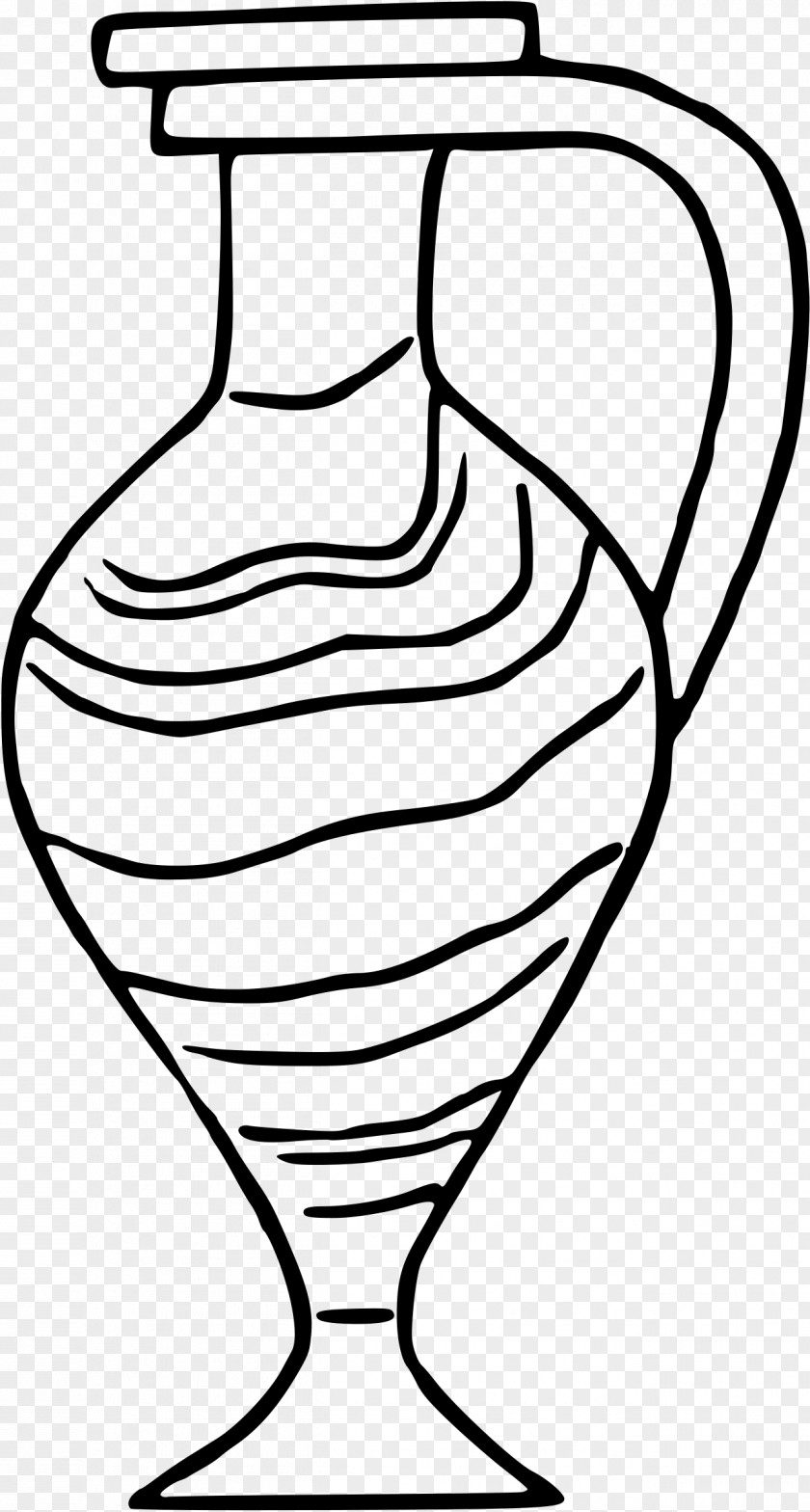 Vase Black And White Clip Art PNG