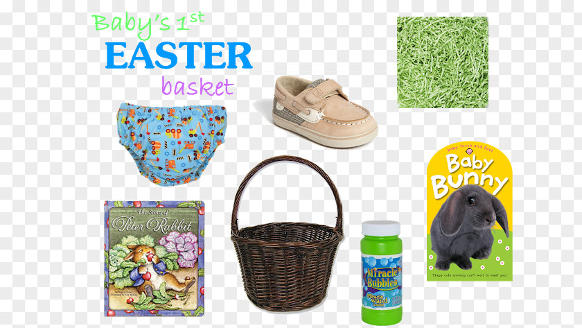 1st Easter Plastic Basket Food Gift Baskets PNG