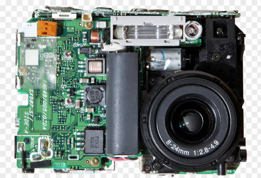Camera Dismantling Motherboard Integrated Circuit Computer Hardware Electronics PNG