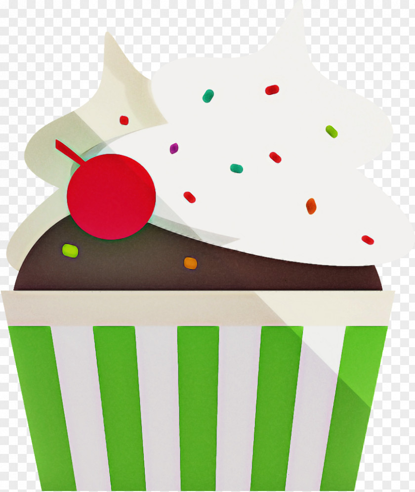 Dessert Cream Green Baking Cup Cake Muffin Cupcake PNG