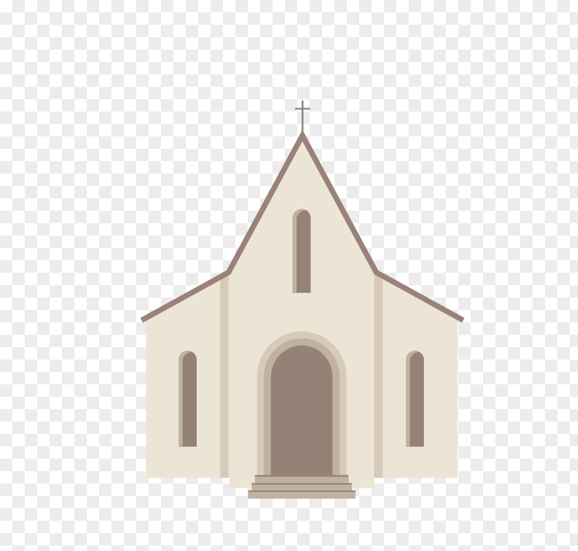 Free Stock Vector Cartoon House Chapel Middle Ages Church Medieval Architecture PNG