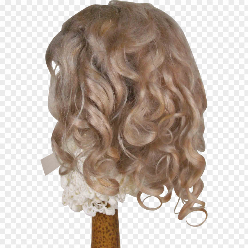 Hair Wig Ringlet Brown PNG