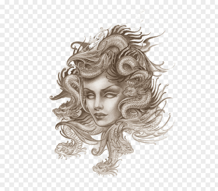 Medusa Tattoo Artist Kim Saigh PNG artist Saigh, Flash clipart PNG