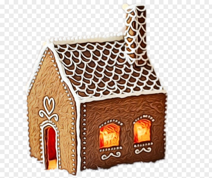 Dessert House Gingerbread Hearth PNG