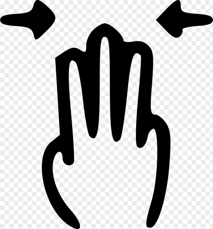 Line Finger White Clip Art PNG