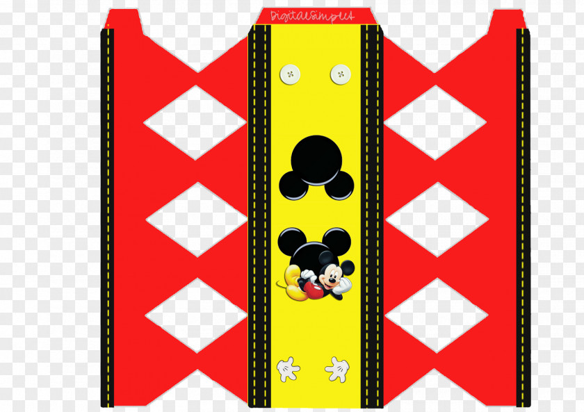 Mickey Mouse Minnie Paper Party PNG