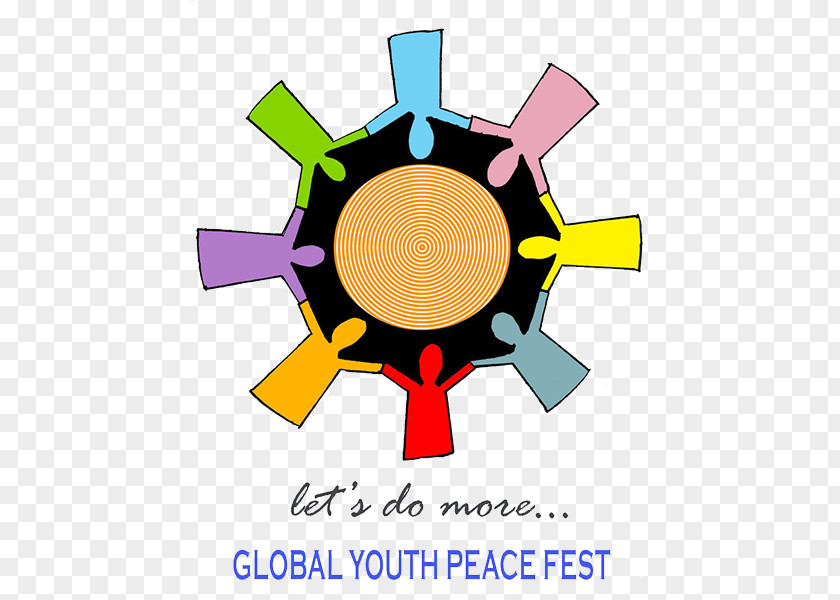Peace Festival Youth Logo Graphic Design PNG