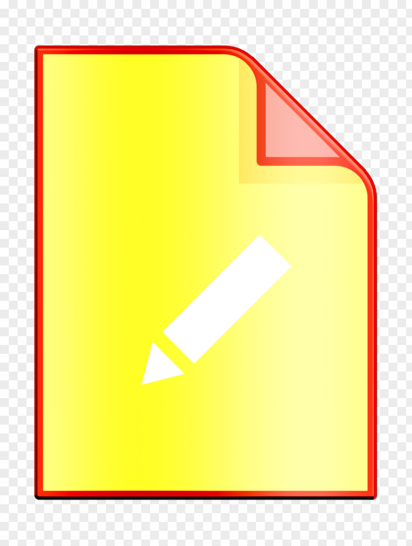 Rectangle Signage Edit Icon PNG