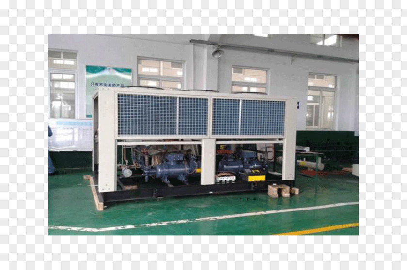 Screw Water Chiller Machine Air Cooling Compressor PNG