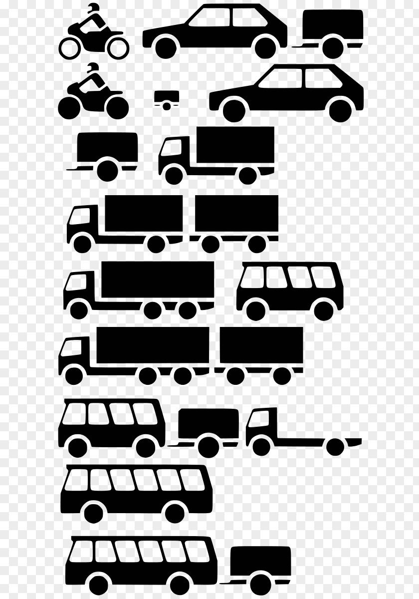 Truck Silhouette Car Vehicle PNG