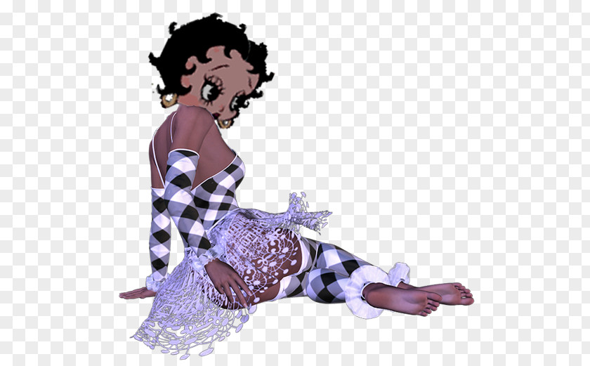 Betty Page Boop Cartoon Hit Single PNG