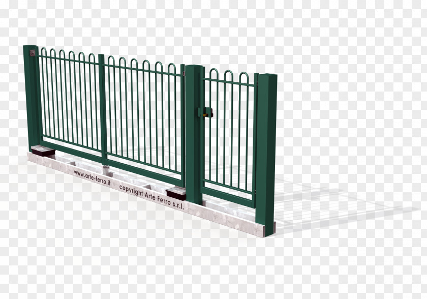 Ferro Fence Gate Wrought Iron Merano Handrail PNG