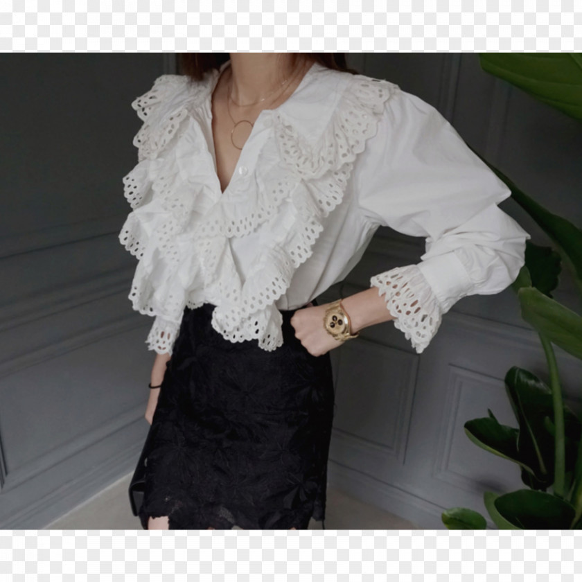 Frills Blouse Shoulder PNG