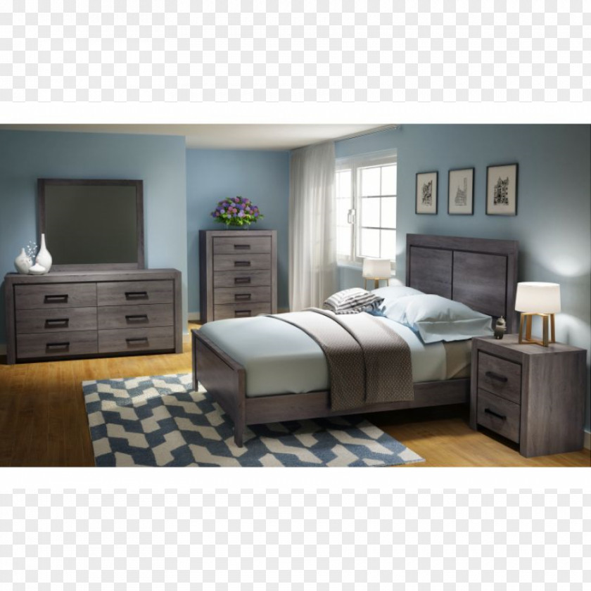 Mattress Bed Frame Bedside Tables Bedroom Furniture Sets PNG