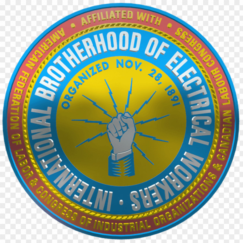 Brotherhood Logo International Of Electrical Workers IBEW Local 94 Trade Union 353 East Electricity PNG
