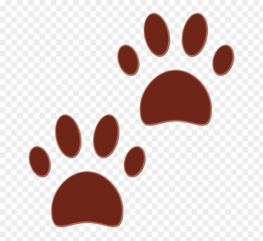 Fawn Smile Paw Print PNG