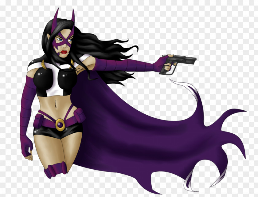 Batman Huntress Supervillain Fan Art Comics PNG