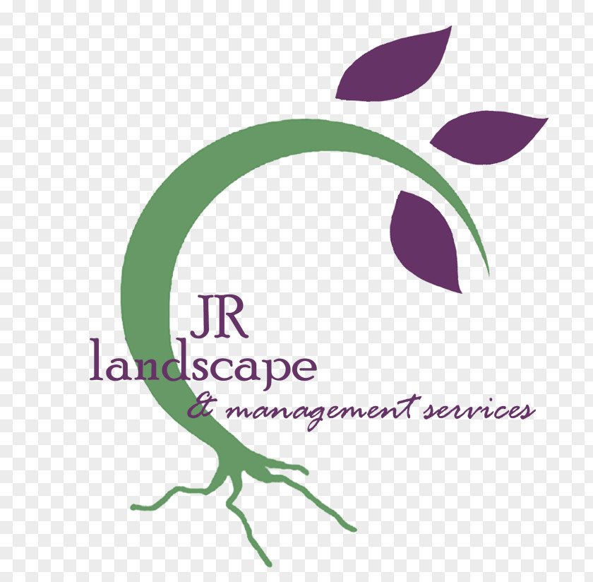 Design JR Landscape & Management Logo Landscaping PNG