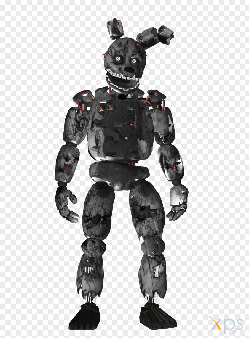 Five Nights At Freddy's 3 Springtrap RoboCop ROBOT魂 Hot Toys Limited Die Casting PNG