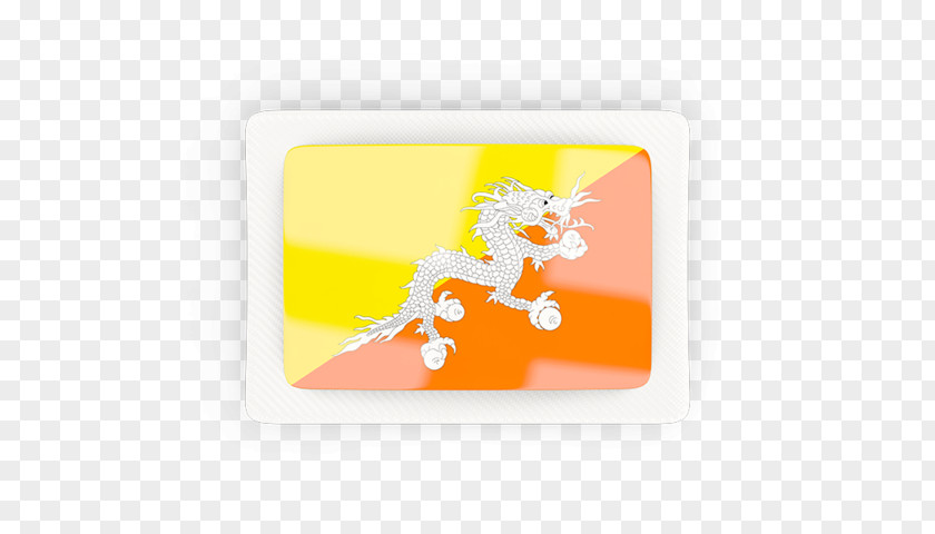 Flag Of Bhutan Vector Graphics Image PNG