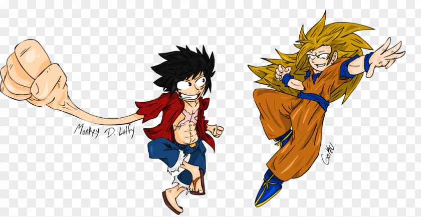 Goku Comics Drawing Monkey D. Luffy PNG