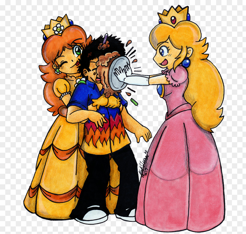 Mario Bros Princess Daisy Peach Bros. Wedgie Luigi PNG