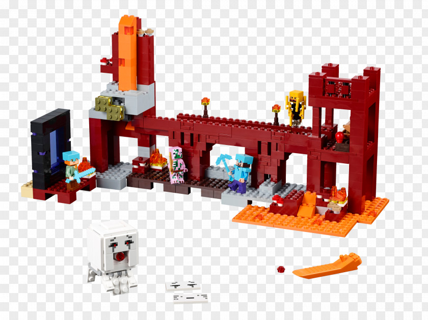 Minecraft Amazon.com Hamleys LEGO 21122 The Nether Fortress Lego PNG