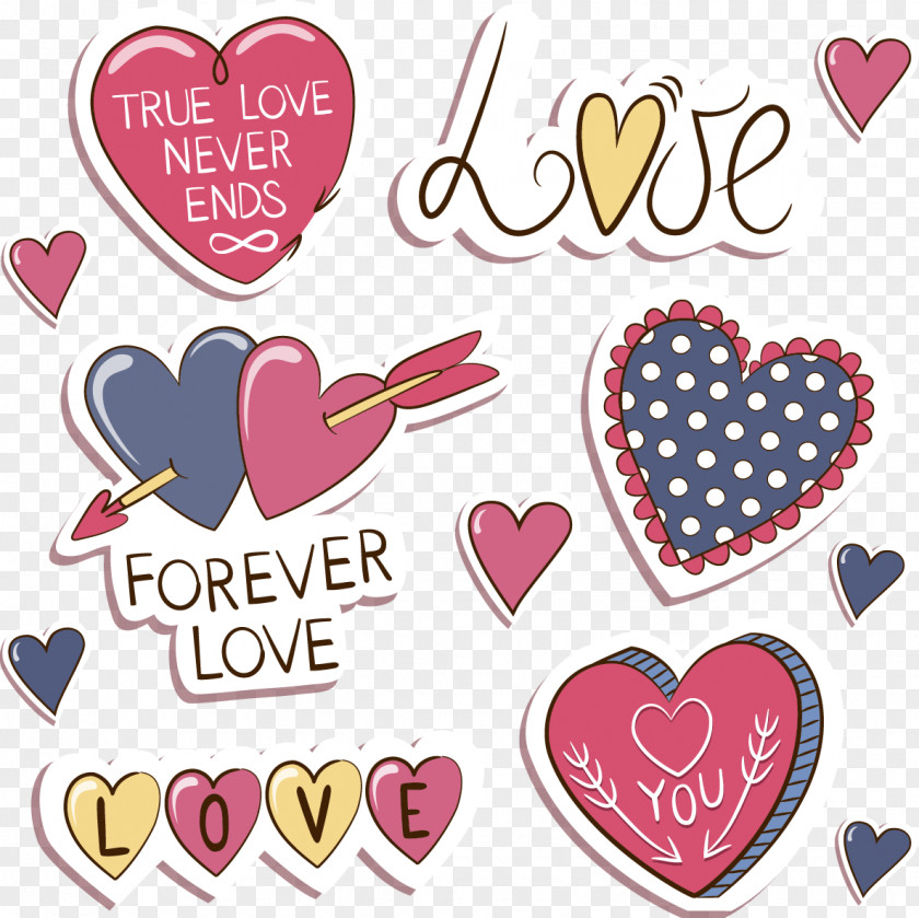 Valentine's Day Sticker Love Valentines Label PNG