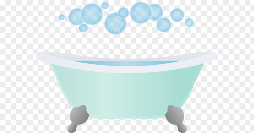 Cartoon Bubble Bath Bathtub PNG